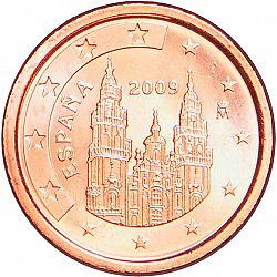 1 cent 2009 Large Obverse coin