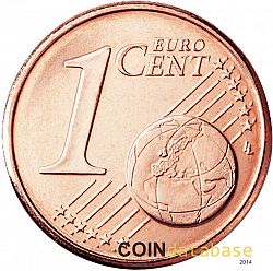 1 cent 2014 Large Reverse coin