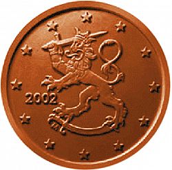 1 cent 2002 Large Obverse coin