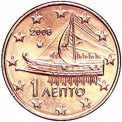 1 cent 2008 Large Obverse coin