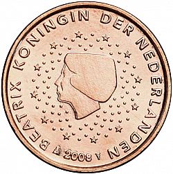 1 cent 2008 Large Obverse coin