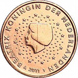 1 cent 2011 Large Obverse coin