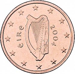 1 cent 2004 Large Obverse coin