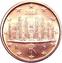 1 cent 2008 Large Obverse coin