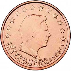 1 cent 2004 Large Obverse coin