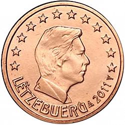 1 cent 2011 Large Obverse coin