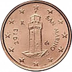 1 cent 2013 Large Obverse coin