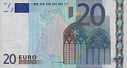 20 Euro 2002 Large Obverse coin