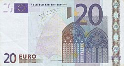 20 Euro 2002 Large Obverse coin