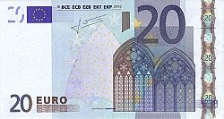 20 Euro 2002 Large Obverse coin