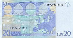 20 Euro 2002 Large Reverse coin