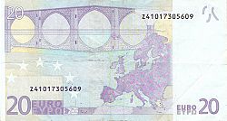 20 Euro 2002 Large Reverse coin