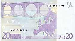 20 Euro 2002 Large Reverse coin