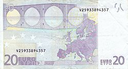 20 Euro 2002 Large Reverse coin