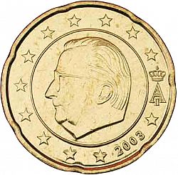 20 cents 2003 Large Obverse coin