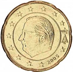 20 cents 2005 Large Obverse coin