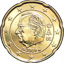 20 cents 2009 Large Obverse coin