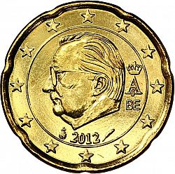 20 cents 2012 Large Obverse coin