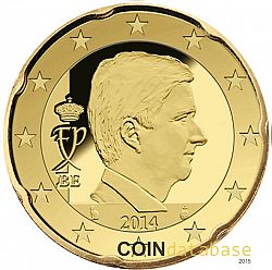 20 cents 2014 Large Obverse coin