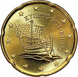 20 cents 2011 Large Obverse coin