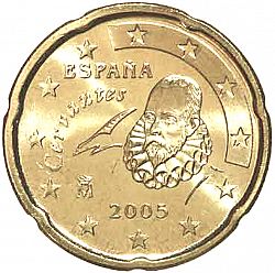 20 cents 2005 Large Obverse coin