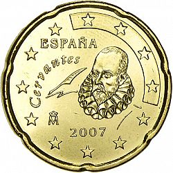 20 cents 2007 Large Obverse coin