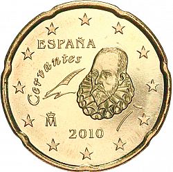 20 cents 2010 Large Obverse coin