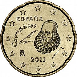 20 cents 2011 Large Obverse coin