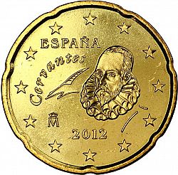20 cents 2012 Large Obverse coin