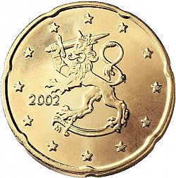 20 cents 2002 Large Obverse coin