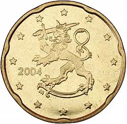 20 cents 2004 Large Obverse coin