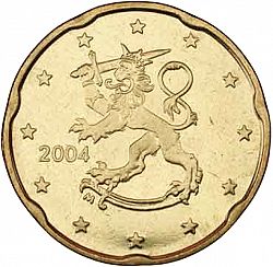 20 cents 2004 Large Obverse coin