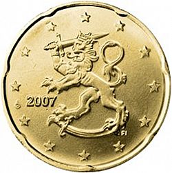 20 cents 2007 Large Obverse coin