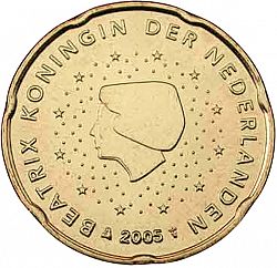 20 cents 2005 Large Obverse coin