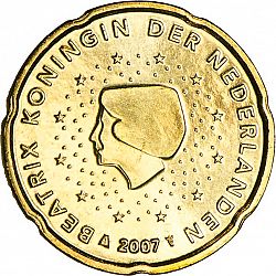 20 cents 2007 Large Obverse coin