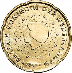 20 cents 2008 Large Obverse coin