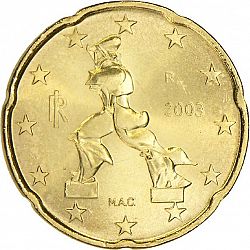 20 cents 2003 Large Obverse coin