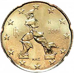 20 cents 2008 Large Obverse coin