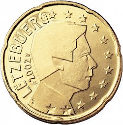 20 cents 2002 Large Obverse coin