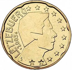 20 cents 2005 Large Obverse coin