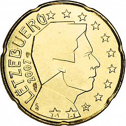 20 cents 2007 Large Obverse coin