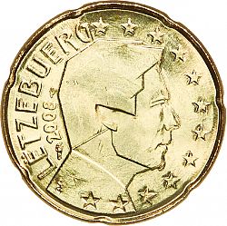 20 cents 2008 Large Obverse coin