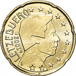 20 cents 2009 Large Obverse coin