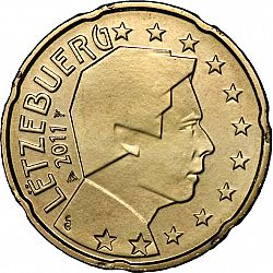 20 cents 2011 Large Obverse coin