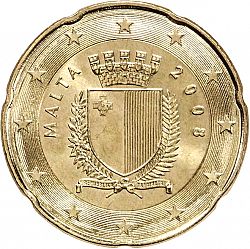 20 cents 2008 Large Obverse coin