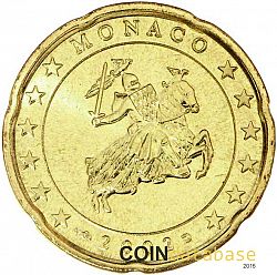 20 cents 2002 Large Obverse coin