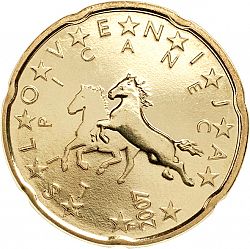 20 cents 2007 Large Obverse coin