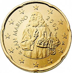 20 cents 2002 Large Obverse coin