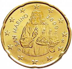 20 cents 2009 Large Obverse coin