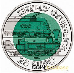 25 Euro 2004 Large Obverse coin